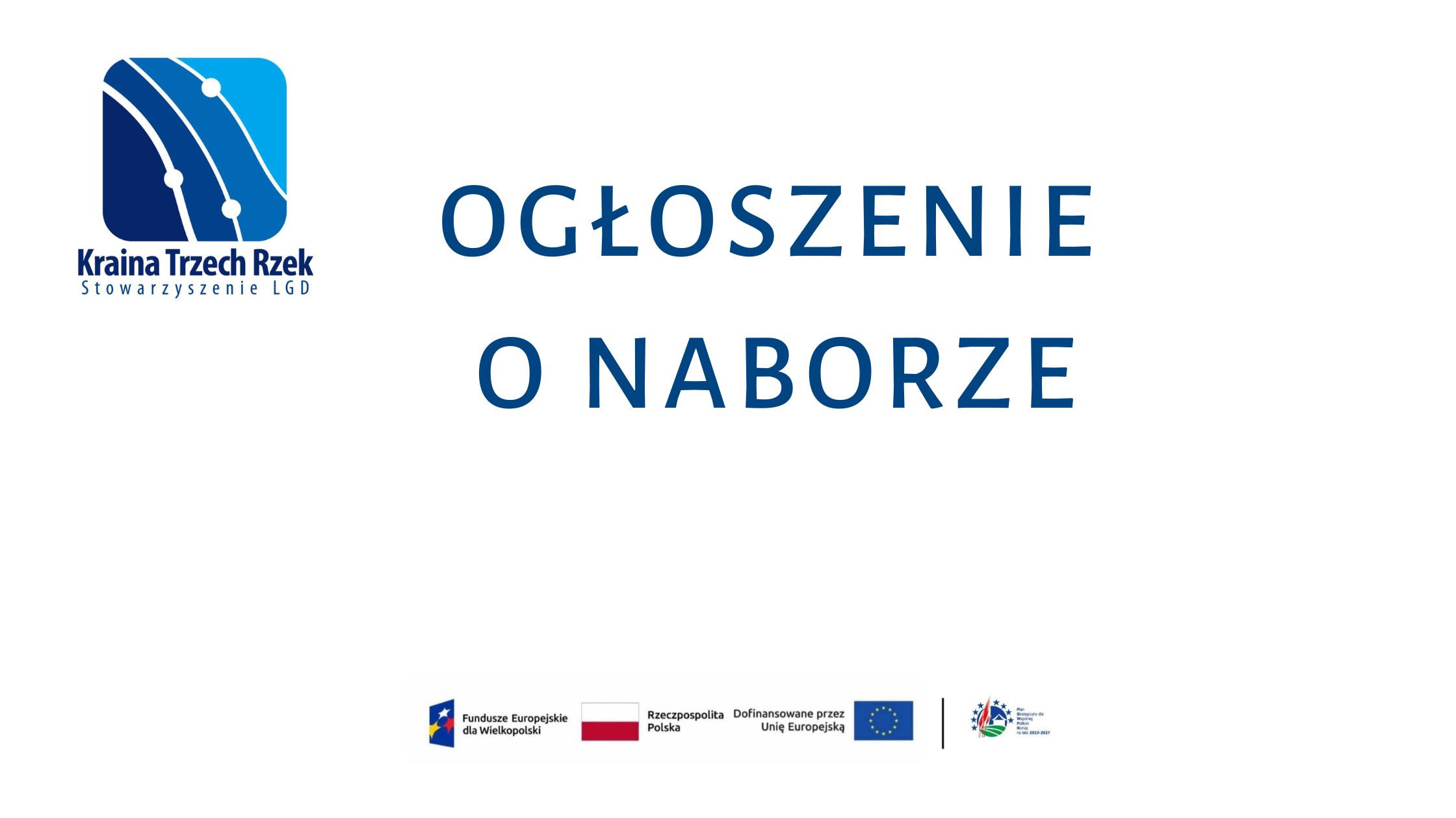 OGŁOSZENIE O NABORZE WNIOSKÓW O UDZIELENIE WSPARCIA NABÓR nr FEWP.08.01-IZ.00-002/24