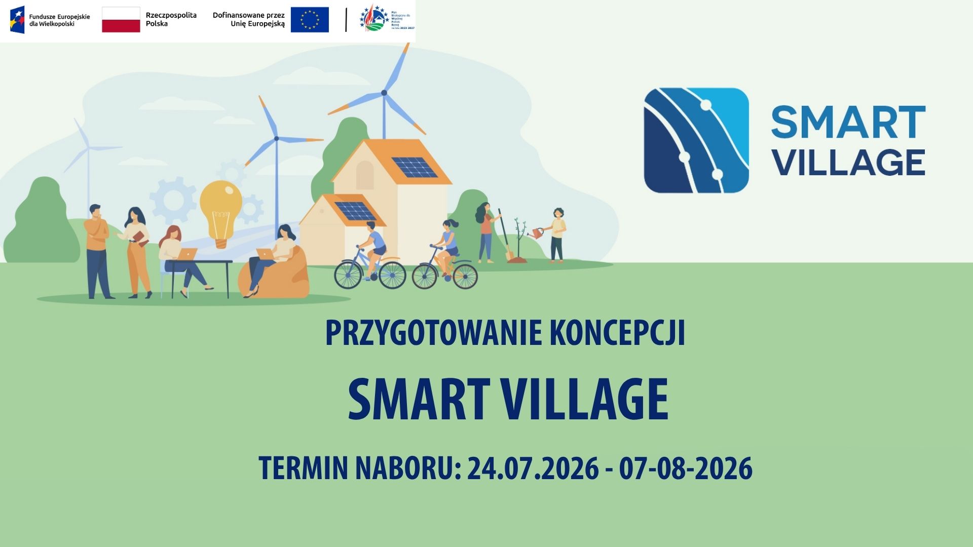 Ogłoszenie o naborze wniosków na powierzenie grantów w zakresie Przygotowania koncepcji Smart Village